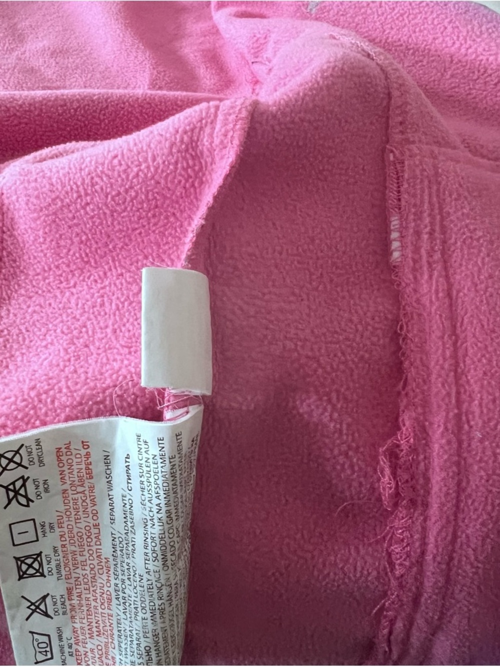 Trespass Pink, Blue & White Plaid Zip Jacket with Hood & Pockets - Picture 15 of 16